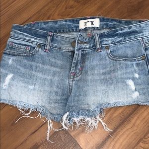 Pink- Victoria’s Secret Jean Shorts Size 0